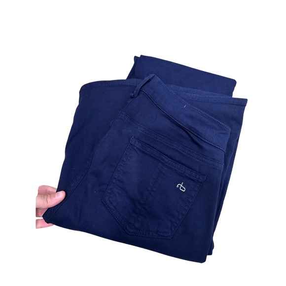 rag & bone Denim - Rag & Bone Flare Jeans Low Rise Navy Blue Stretch Denim Size 27 W1825Q337